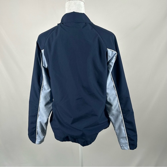 Champion Blue Two Tone Windbreaker Jacket Size Medium - Picture 2 of 3